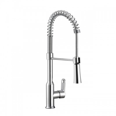 UPC NSF61-9 Single Handle Chrome Kitchennaid Flexible Pull Down Kitchen Faucet